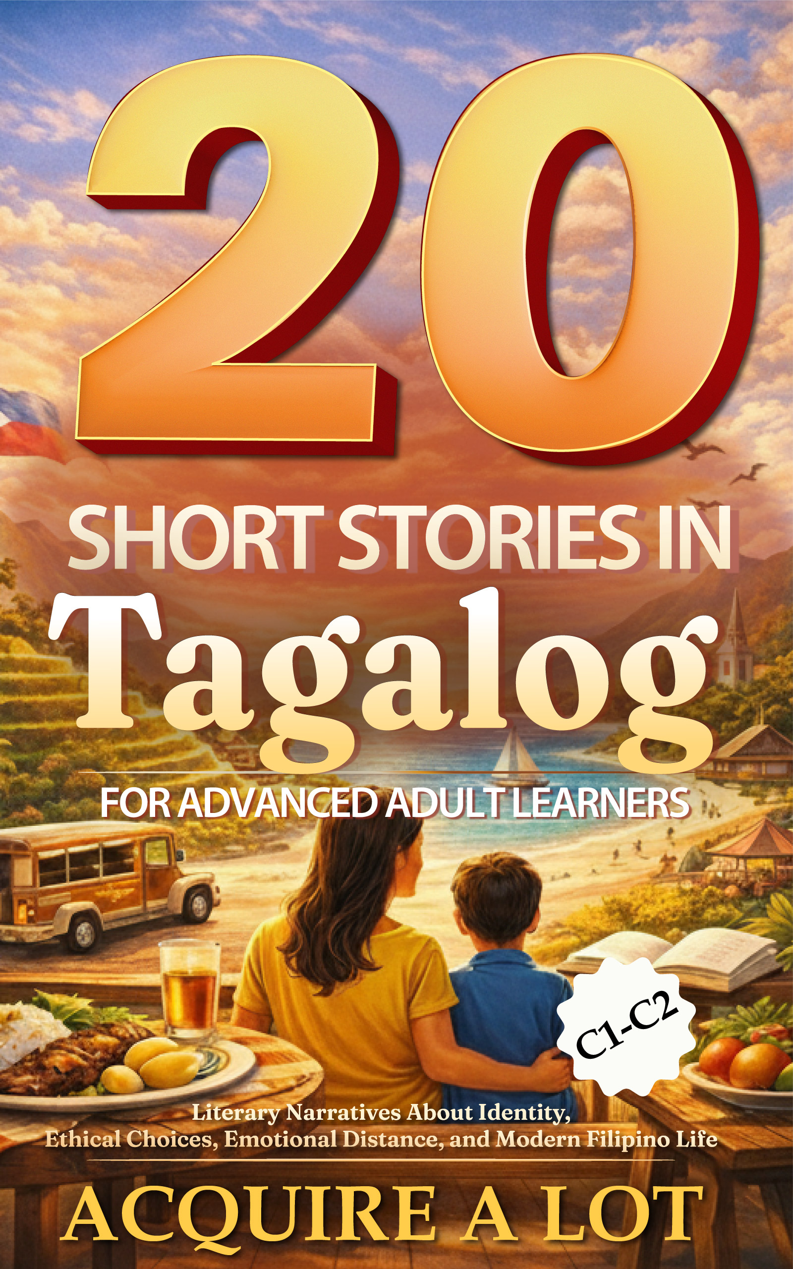 20 Short Stories in Tagalog for Advanced Adult Learners cover