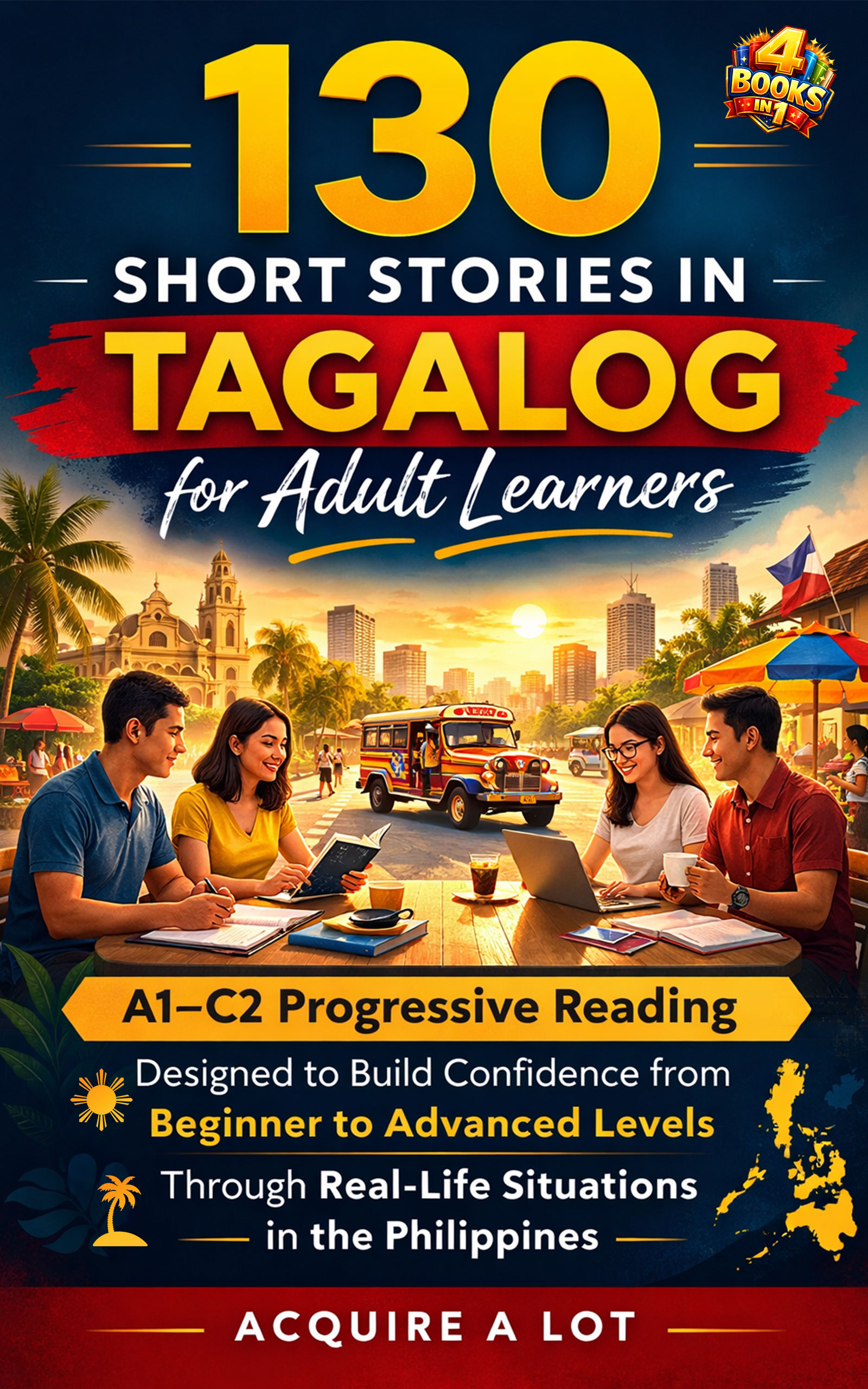 130 Short Stories in Tagalog for Adult Learners cover